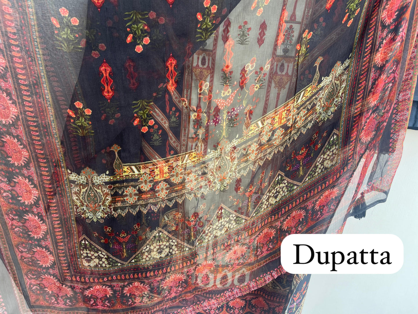 Cotton silk unstitched ladies suit Rc17950