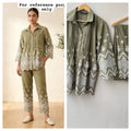 Chikan cotton readymade ladies coord set Rc19161