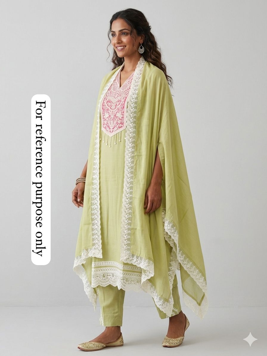 Mul Chanderi Unstitched Ladies Suit RC18889 (A) – view 3
