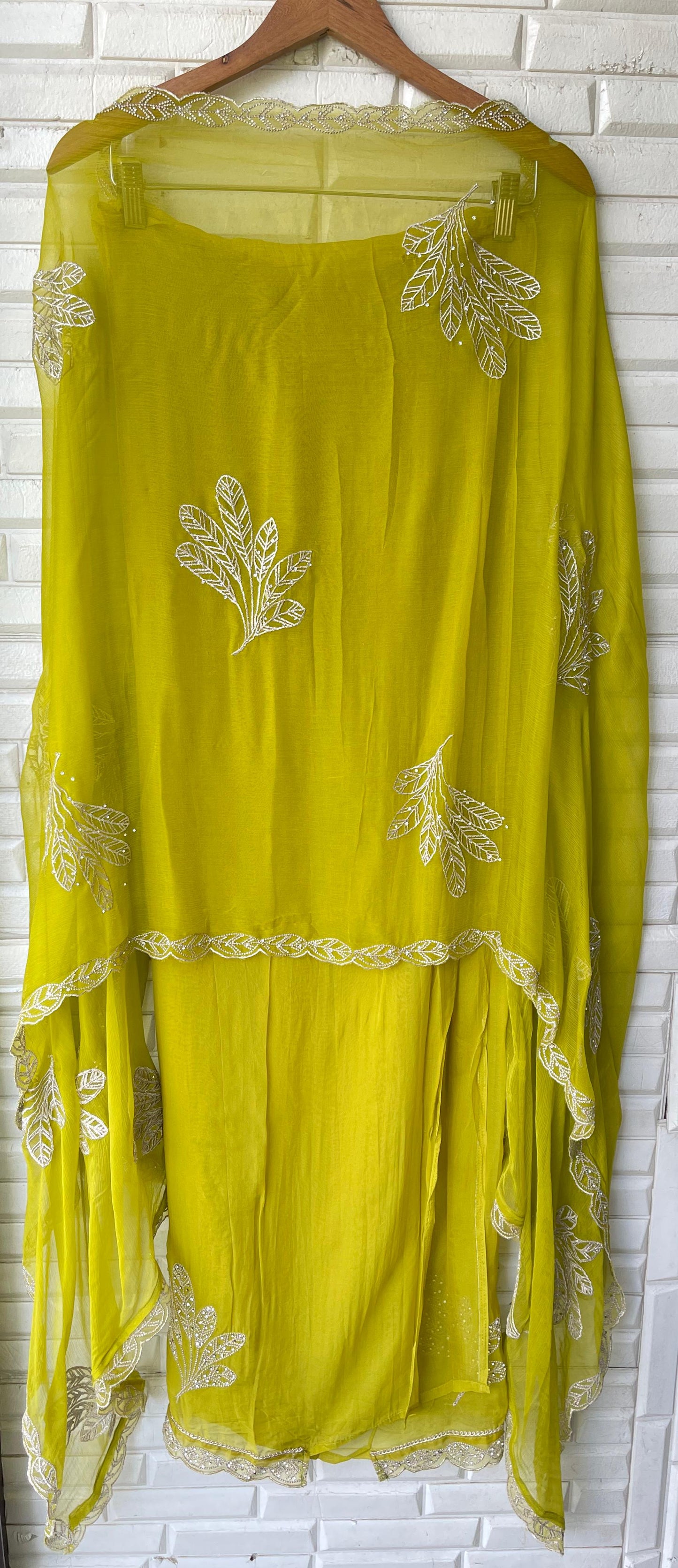 Organza unstitched ladies suit