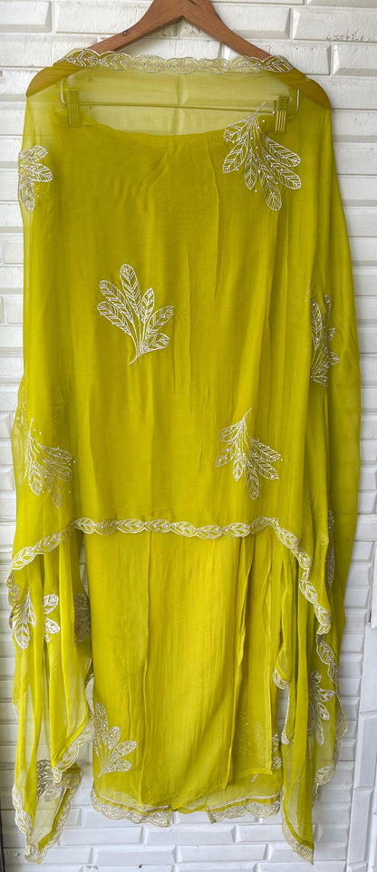 Organza unstitched ladies suit