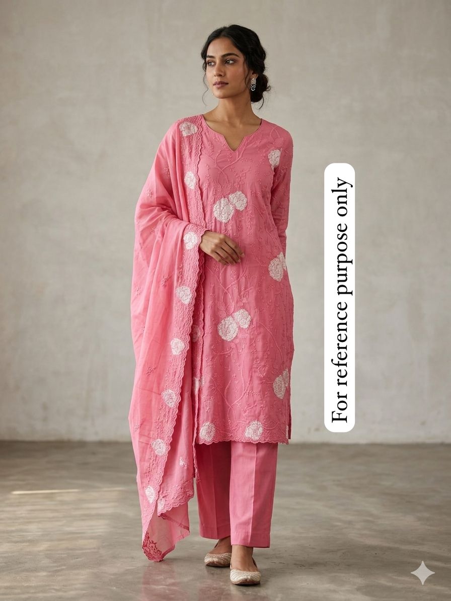 Mul chanderi unstitched ladies suit Rc18922