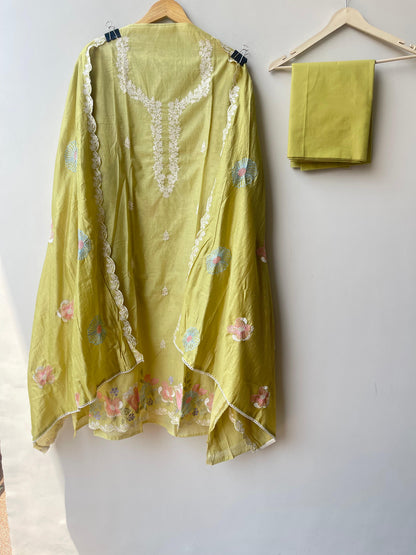 Mul chanderi unstitched ladies suit Rc18936 (a)