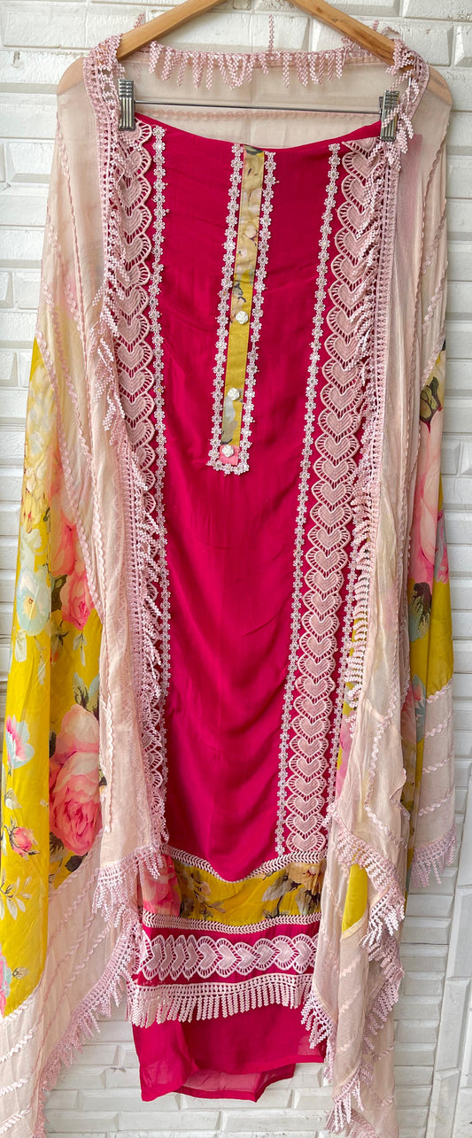 Organza Unstitched Ladies Suit RC-17852 (a) – view 2