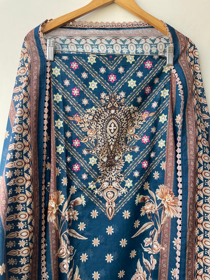 Cotton printed unstitched ladies suit Rc18761