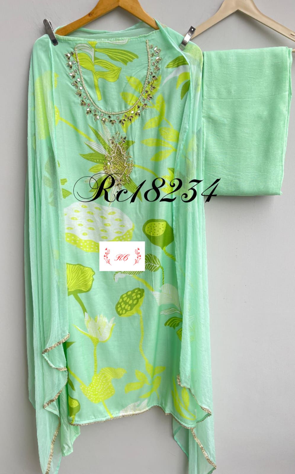 Muslin Printed Unstitched Ladies Suit RC-18234 – view 2