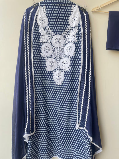 Cotton printed unstitched ladies suit Rc18830