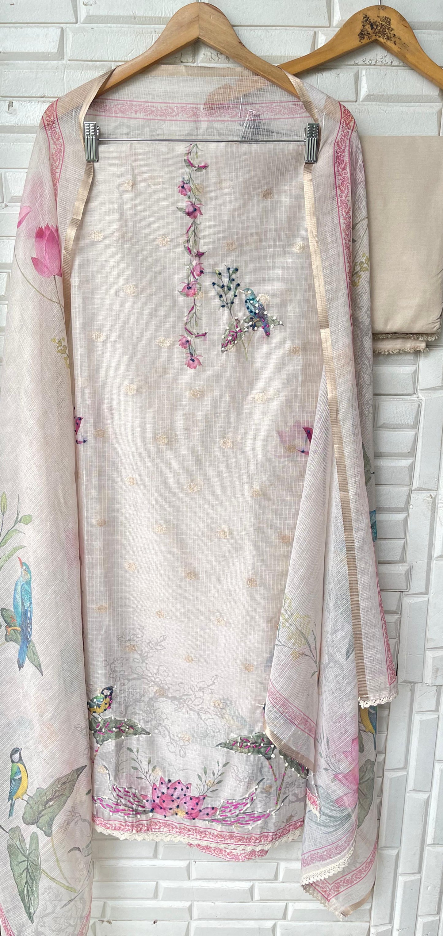 Banarasi kota doriya unstitched ladies suit Rc17548
