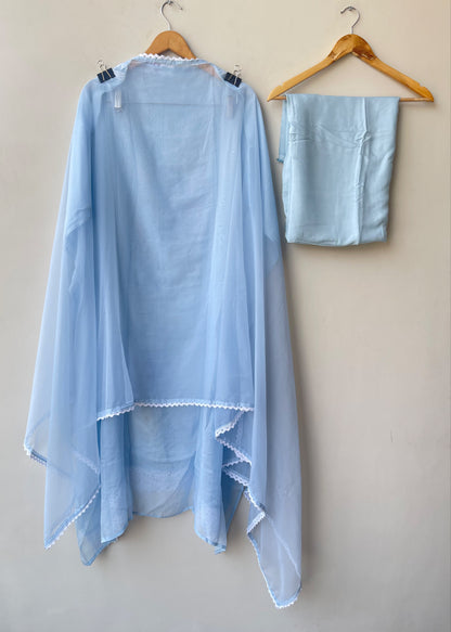 Organza unstitched ladies suit Rc19000 (a)