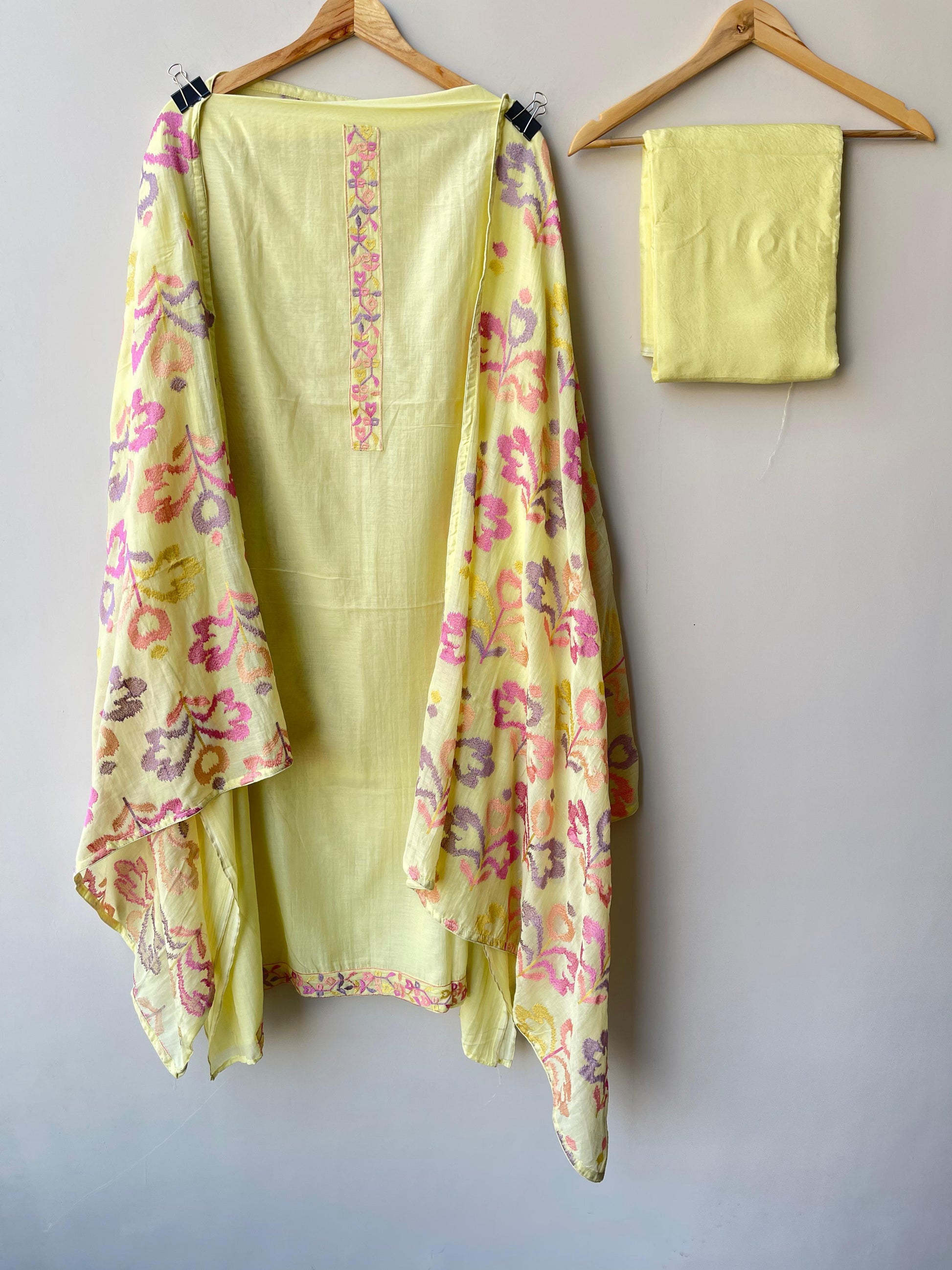 Mul Chanderi Unstitched Ladies Suit RC18847 – view 5