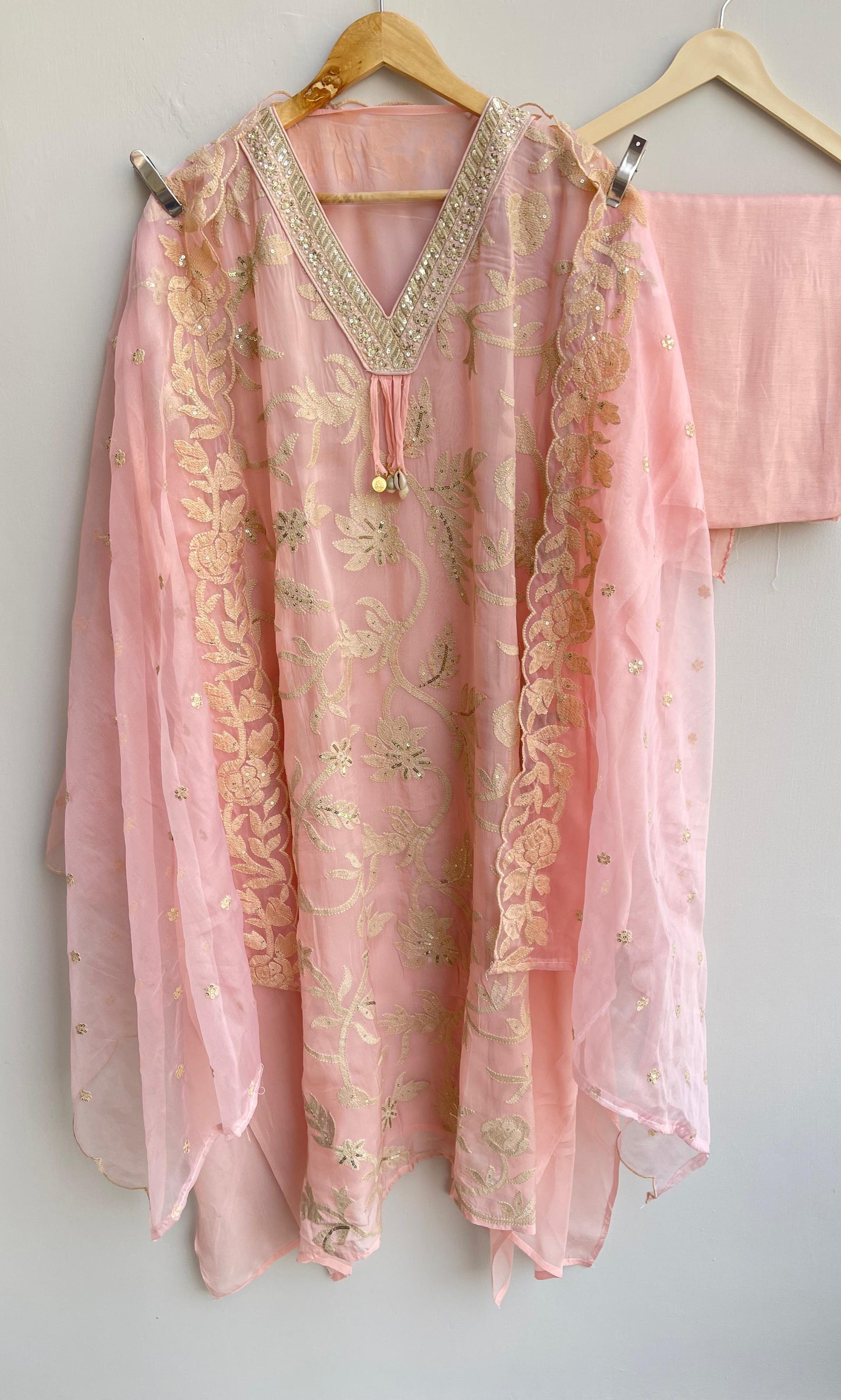 Organza unstitched ladies suit Rc17936 (a)