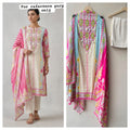 Pure soft cotton printed unstitched ladies suit Rc19055