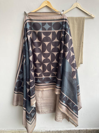 Khadi silk unstitched ladies suit Rc18328