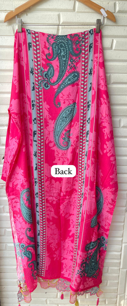 Muslin printed unstitched ladies suit Rc17856 (b)