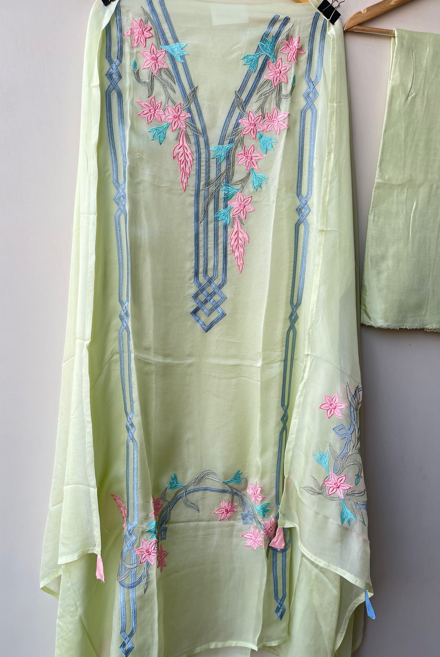 Organza Tuile unstitched ladies suit Rc19312 (a)