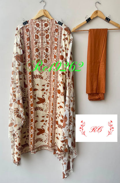Cotton printed unstitched ladies suit Rc19262 (a)
