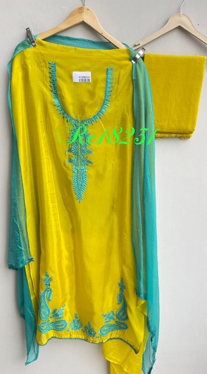 Organza Unstitched Ladies Suit RC-18231 – view 7