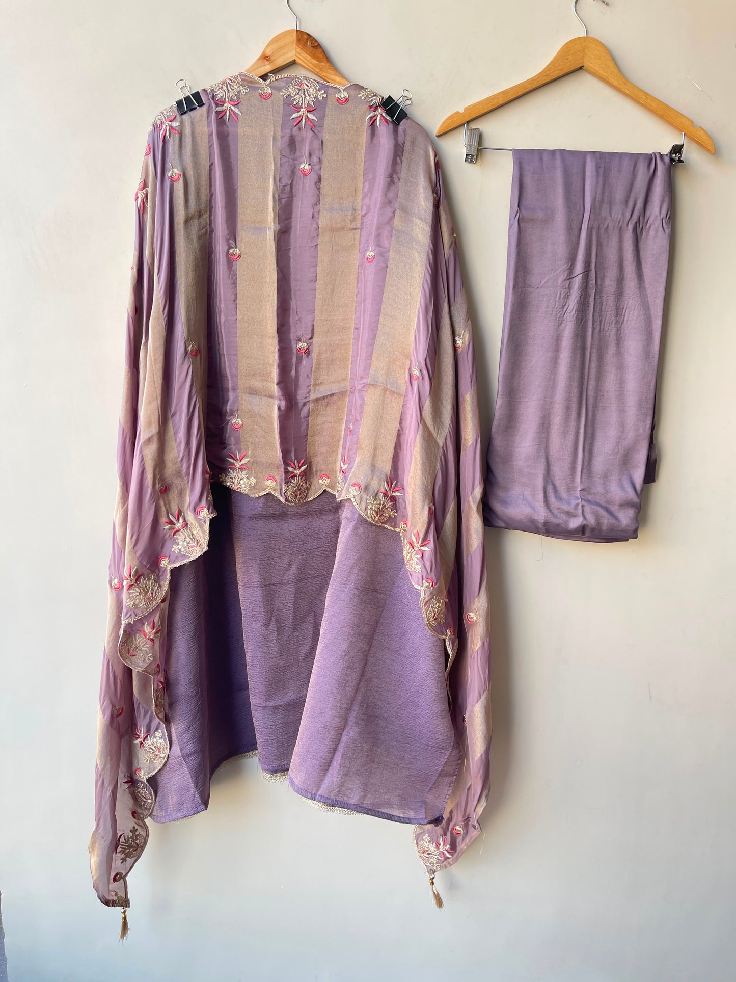 Crushed shimmer tissue ladies unstitched suit Rc19252 (a)