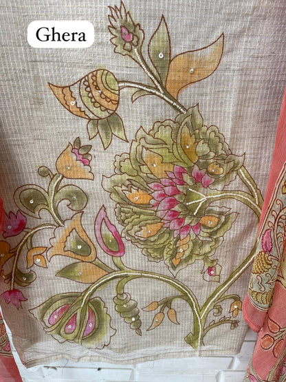 Kora cotton unstitched ladies suit Rc17417