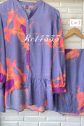 Muslin Ready Made Ladies Coord Set