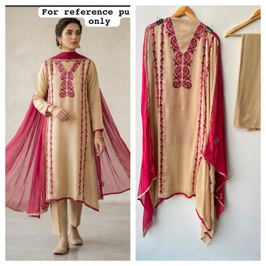 Organza Tuile unstitched ladies suit Rc19163