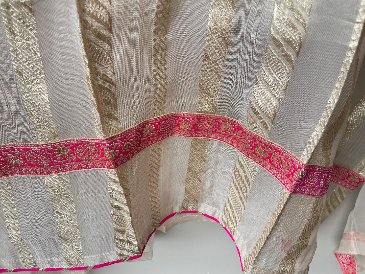 Banarasi shimmer silk ladies unstitched suit Rc19345