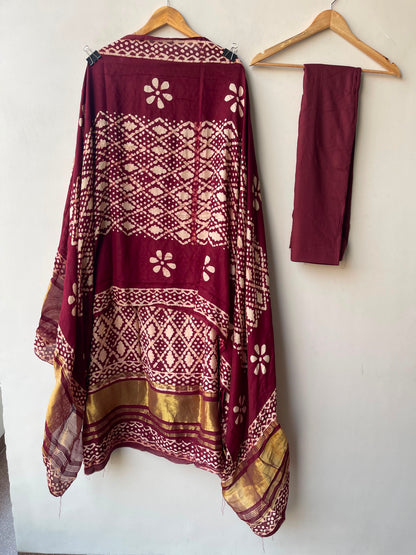 Mul cotton printed unstitched ladies suit Rc19313 (b)