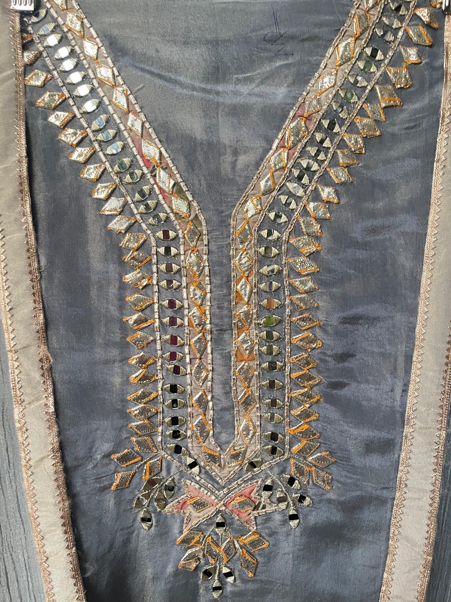 Shimmer silk unstitched ladies suit Rc17773