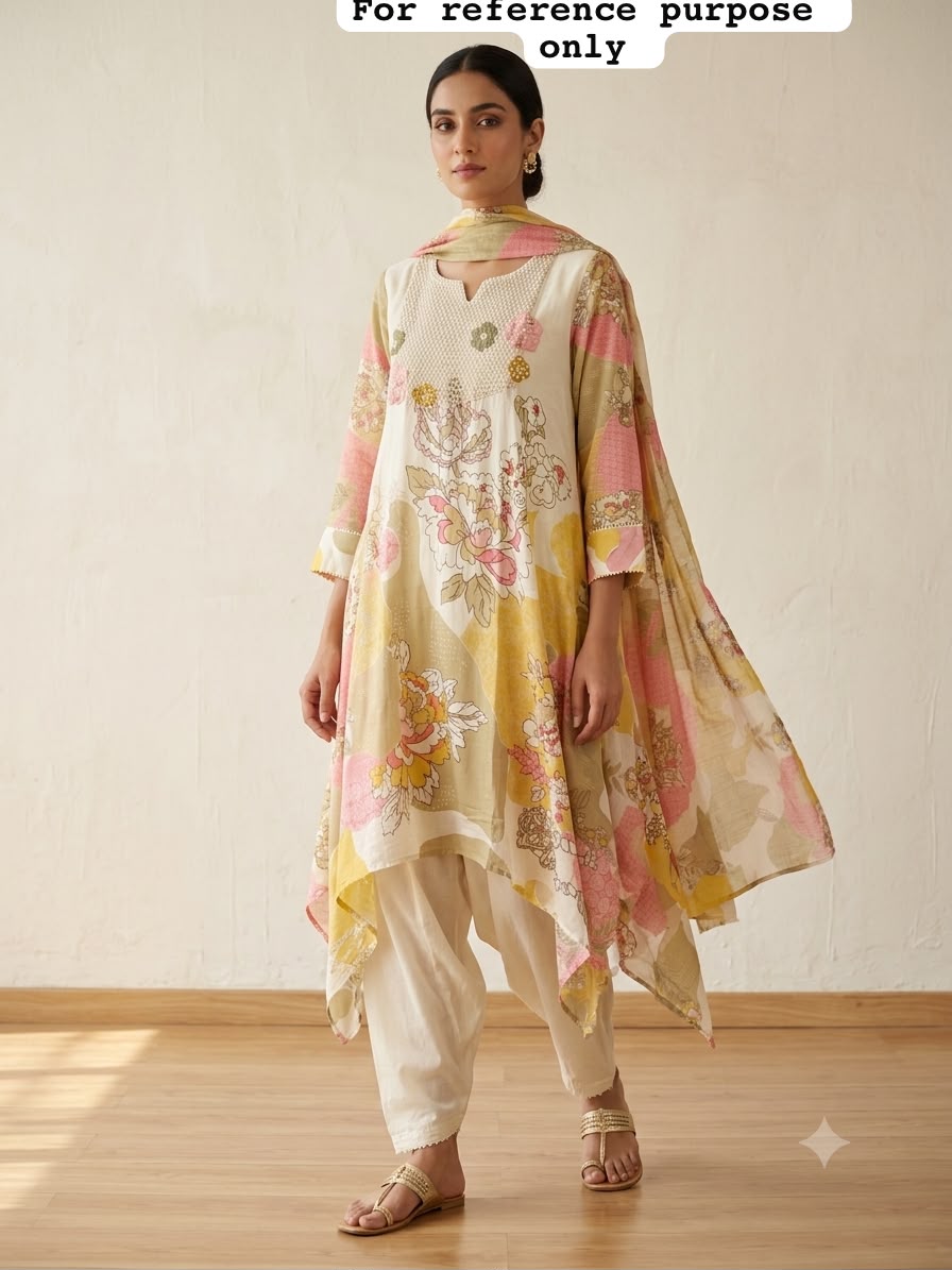 Soft cotton printed ladies unstitched suit Rc19160