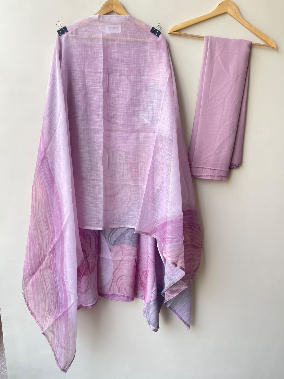 Linen printed unstitched ladies suit Rc19045