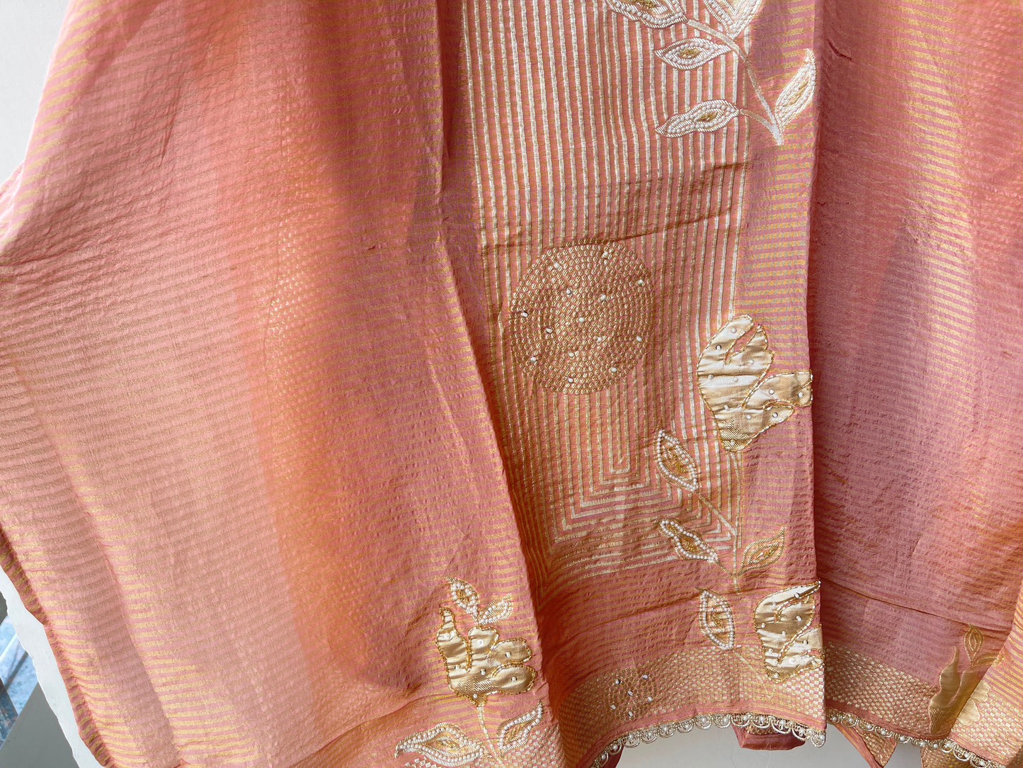 Banarasi shimmer silk ladies unstitched suit Rc19303 (b)