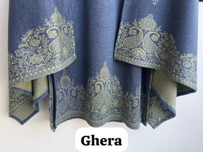 Woolen weaved winter ladies readymade suit Rc18146