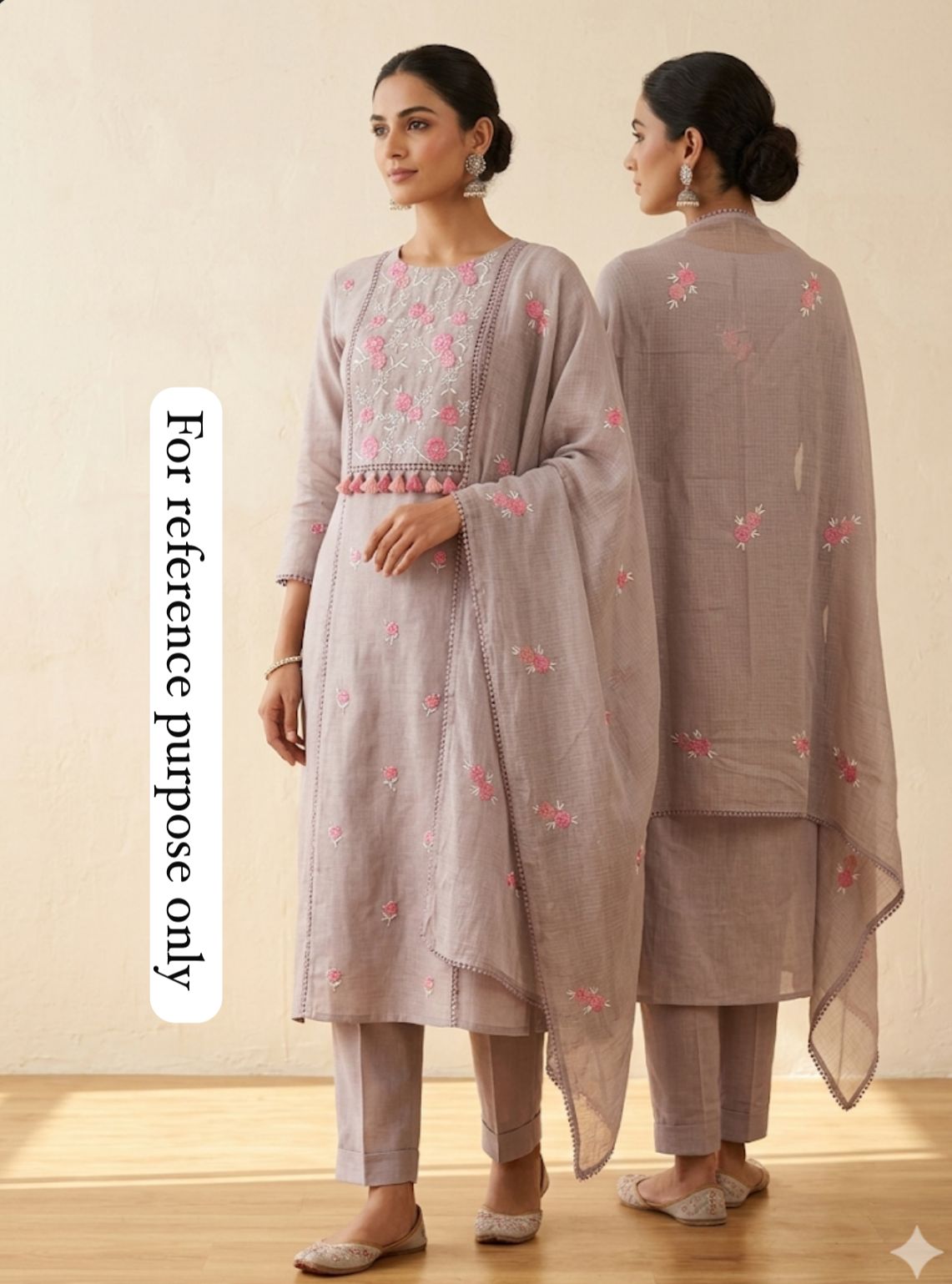 Soft Self Linen Unstitched Ladies Suit RC18716 – view 3
