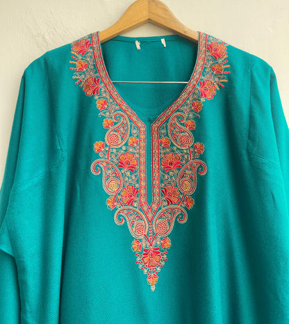 Kashmiri readymade woolen pheron kurta Rc18253