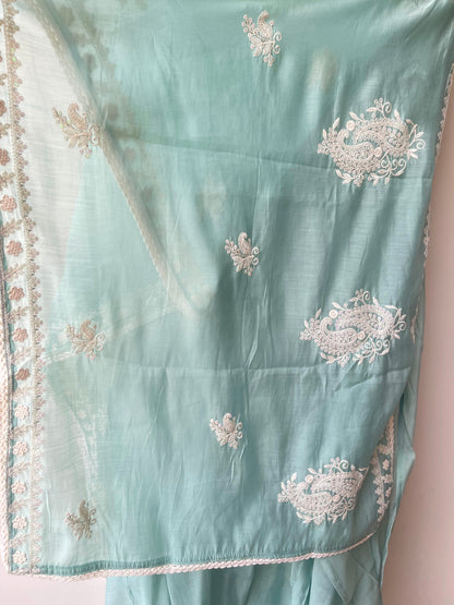 Mul chanderi unstitched ladies suit Rc18975 (c)