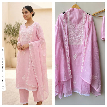 Mul cotton unstitched ladies suit Rc18940