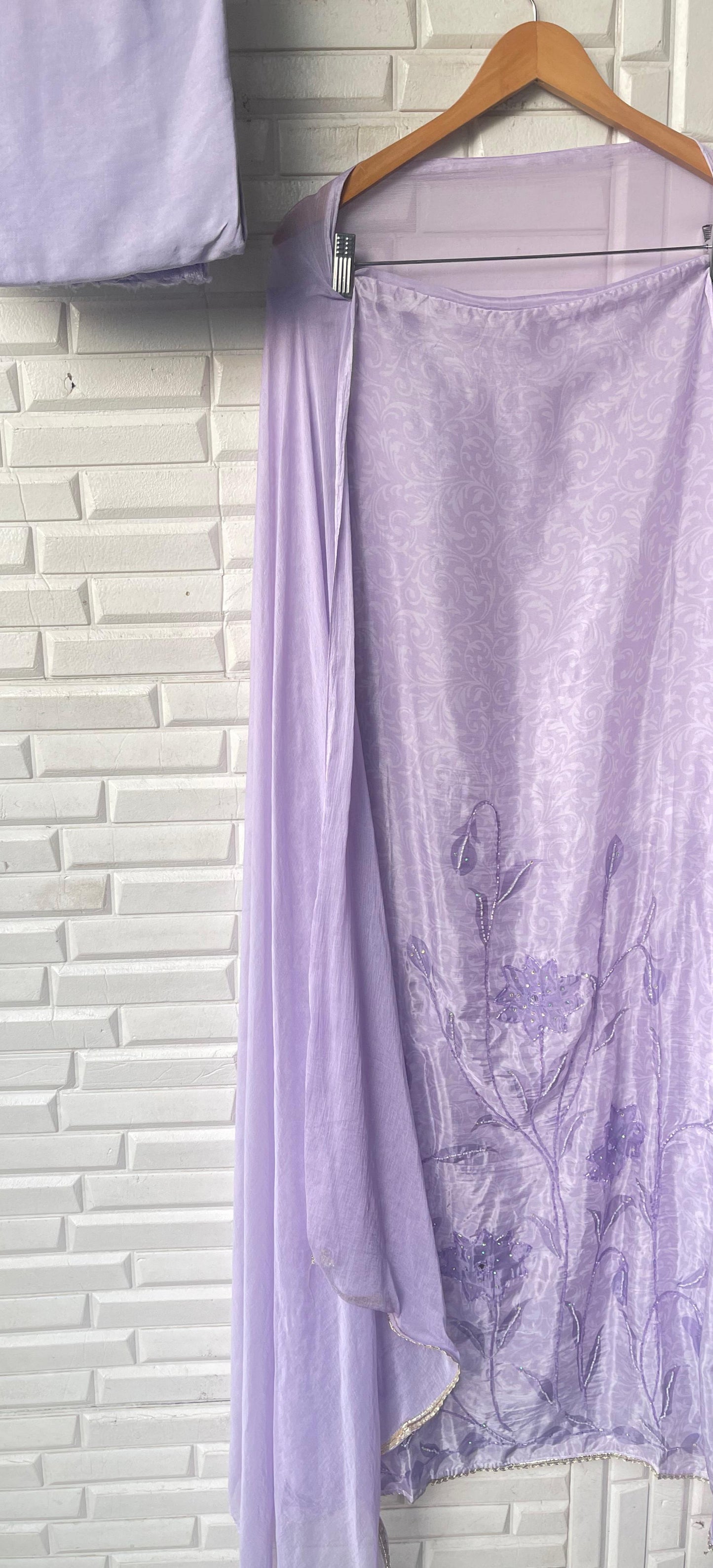 Organza unstitched ladies suit Rc17295 (c)