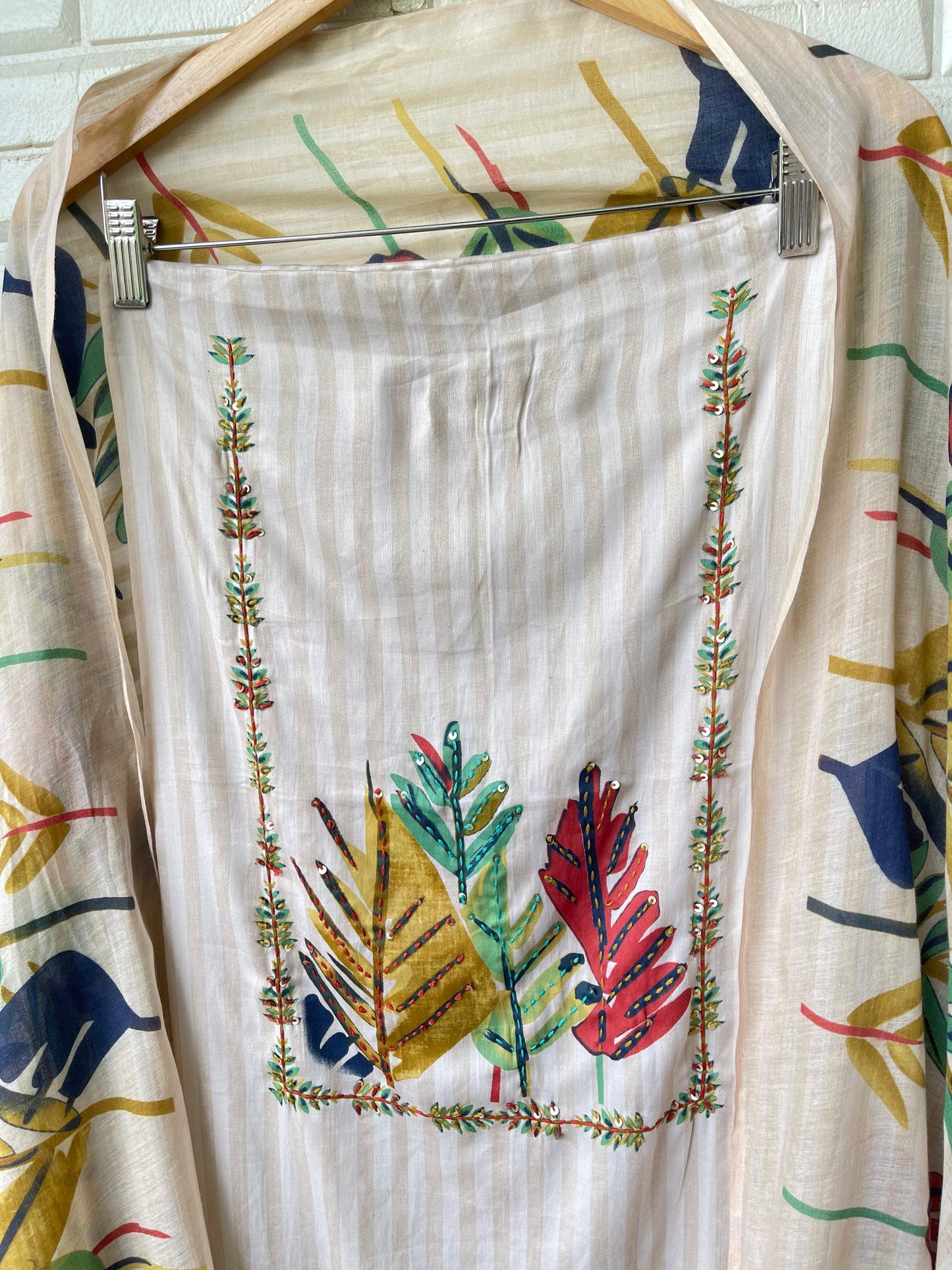 Cotton unstitched ladies suit Rc17289