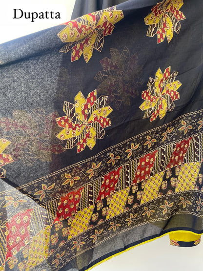 Cotton unstitched ladies suit Rc18759