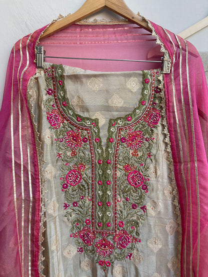 Banarasi Silk Unstitched Ladies Suit RC-18506 – view 7