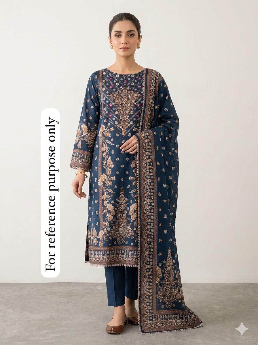 Cotton printed unstitched ladies suit Rc18761