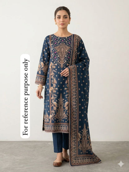 Cotton printed unstitched ladies suit Rc18761