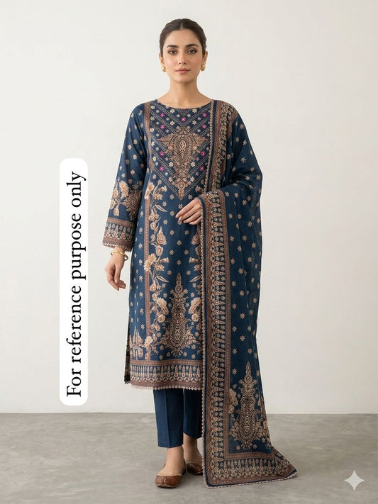 Cotton printed unstitched ladies suit Rc18761