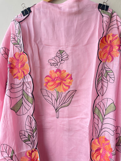 Mul chanderi unstitched ladies suit Rc18980 (c)