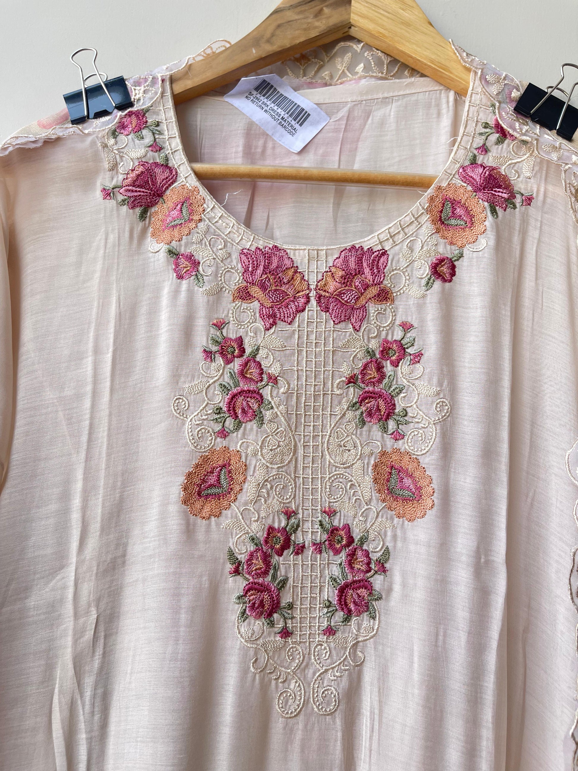 Mul Chanderi Unstitched Ladies Suit RC18853 – view 7