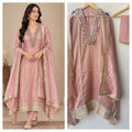 Elegant shimmer tissue ladies unstitched suit