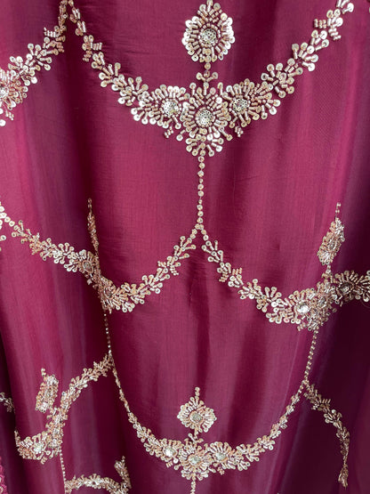 Soft organza unstitched ladies suit Rc17886 (a)