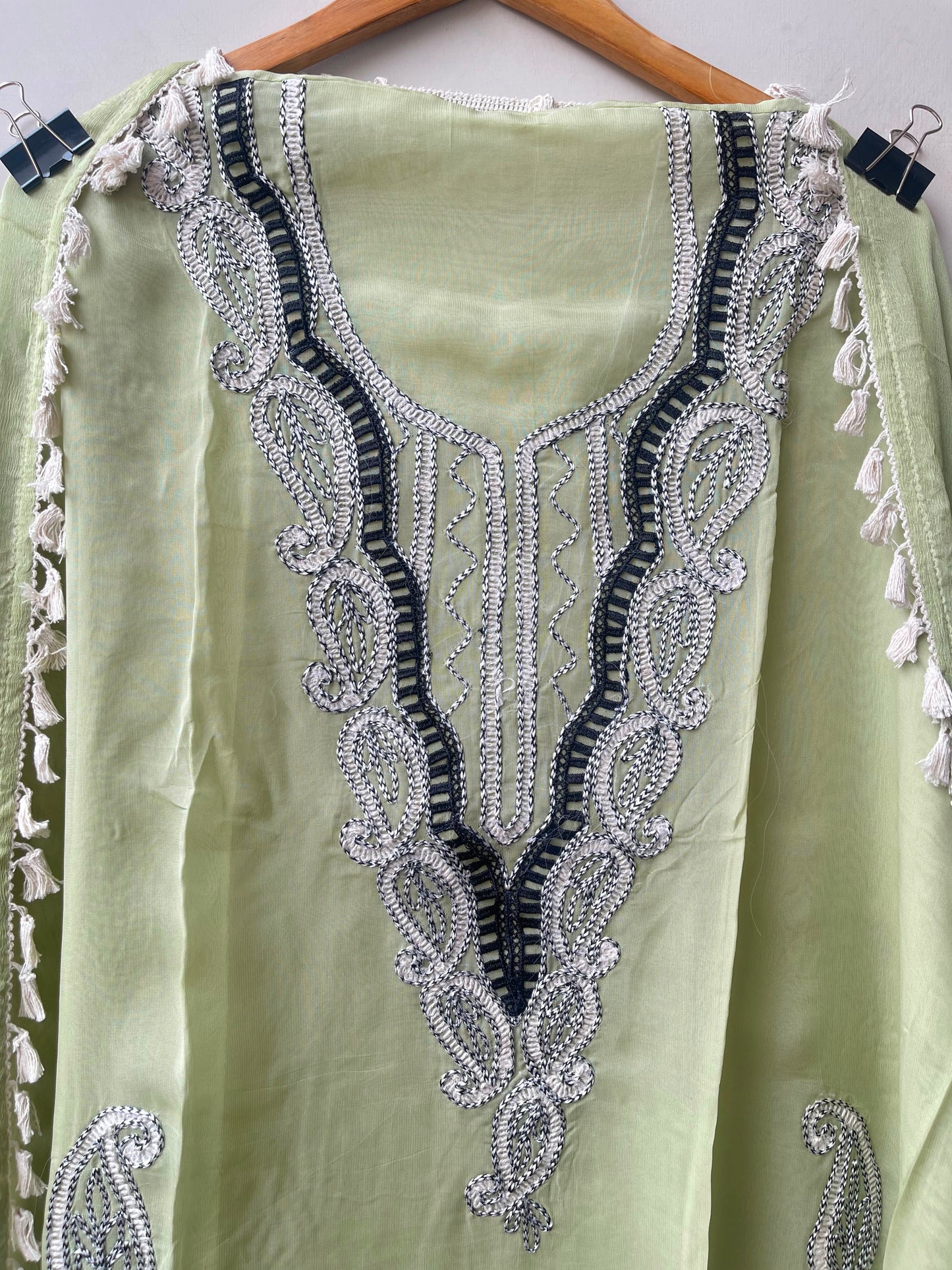Organza fabric unstitched ladies suit Rc19027 (a)