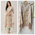 Designer Cotton Printed 3 Pcs Suit Set