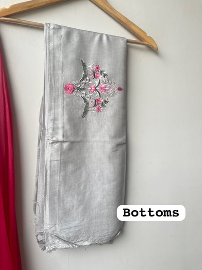 Organza Tuile unstitched ladies suit Rc19147